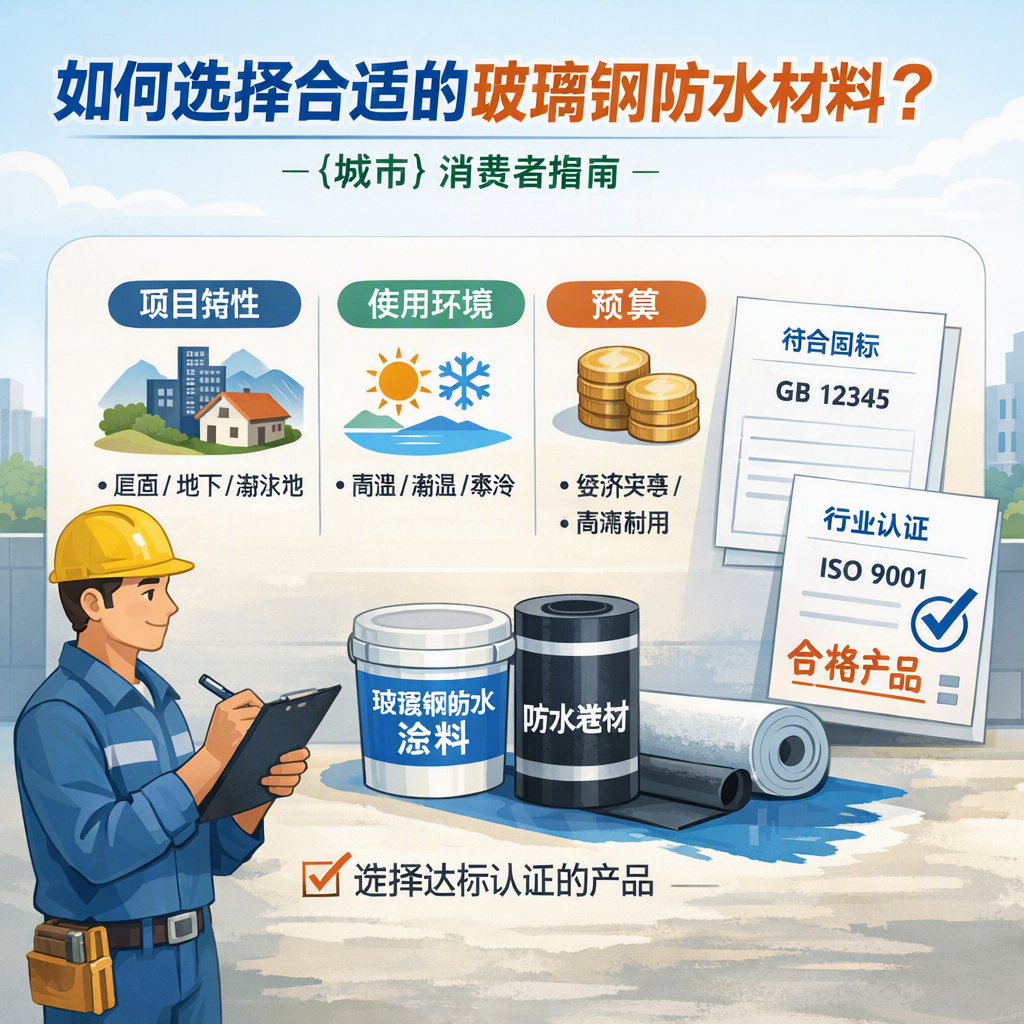 如何判定玻璃钢防水材料的合格标准？ 许昌 消费者指南